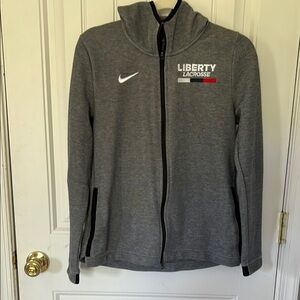 Nike Gray Liberty University Lacrosse Jacket